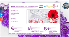 Desktop Screenshot of blumenperlen.at